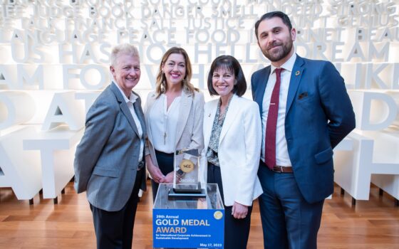 Jacobs Wins World Environment Center Gold Medal Award